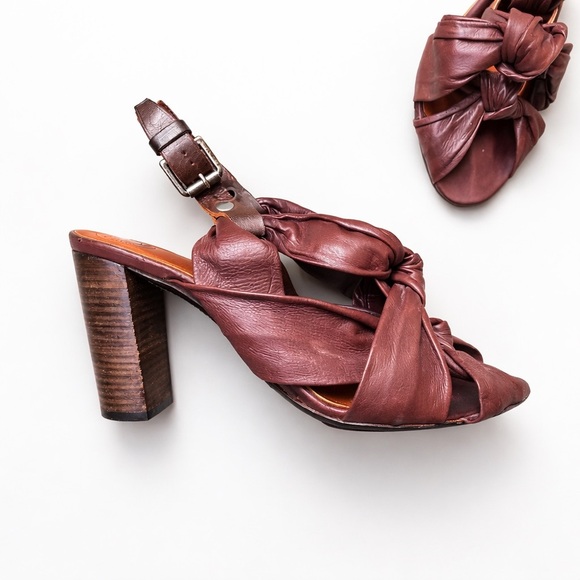 Dries Van Noten Shoes - Dries Van Noten - Knotted Leather Sandals Size 39.5 (9.5)